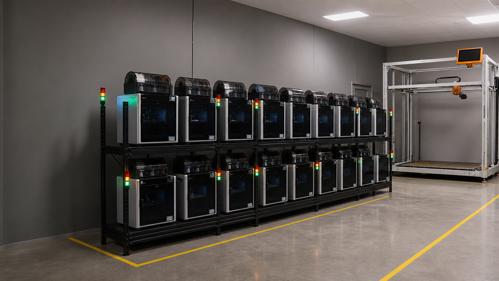 Additive manufacturing production line from the Auzyron website